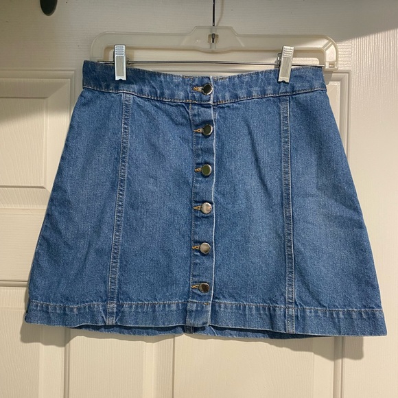 Divided Dresses & Skirts - Divided H&M denim mini skirt size 6